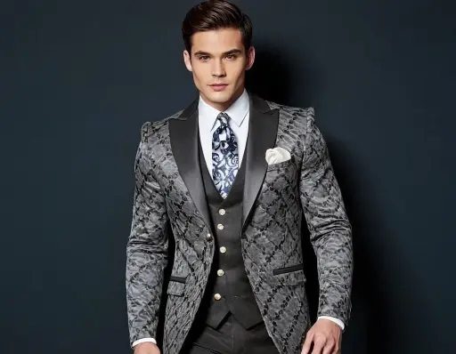 4-PCS SUIT/COAT-PANT