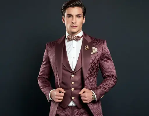 4-PCS SUIT/COAT-PANT