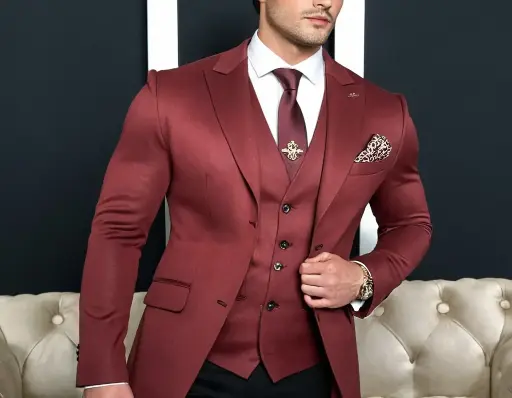 4-PCS SUIT/COAT-PANT